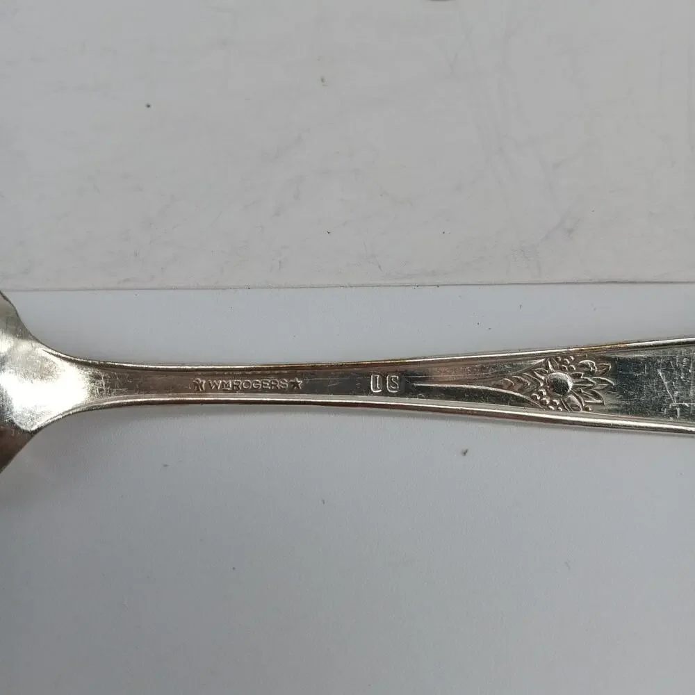 8X Tsp Wm Rogers 1937 Memory Hiawatha Teaspoon Silverplate Flatware